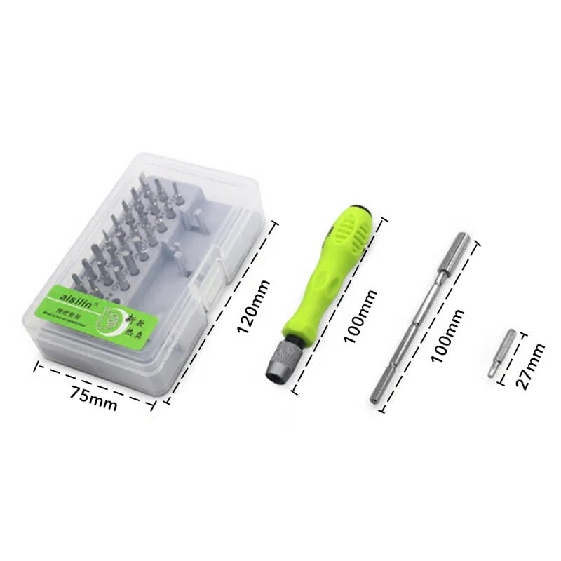 SpiderJuice 32 in 1 Extendable Magnetic Screwdriver Repairing Set with Box - Image 8