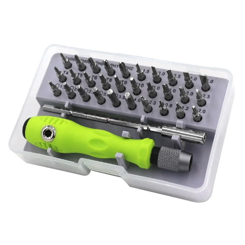 SpiderJuice 32 in 1 Extendable Magnetic Screwdriver Repairing Set with Box