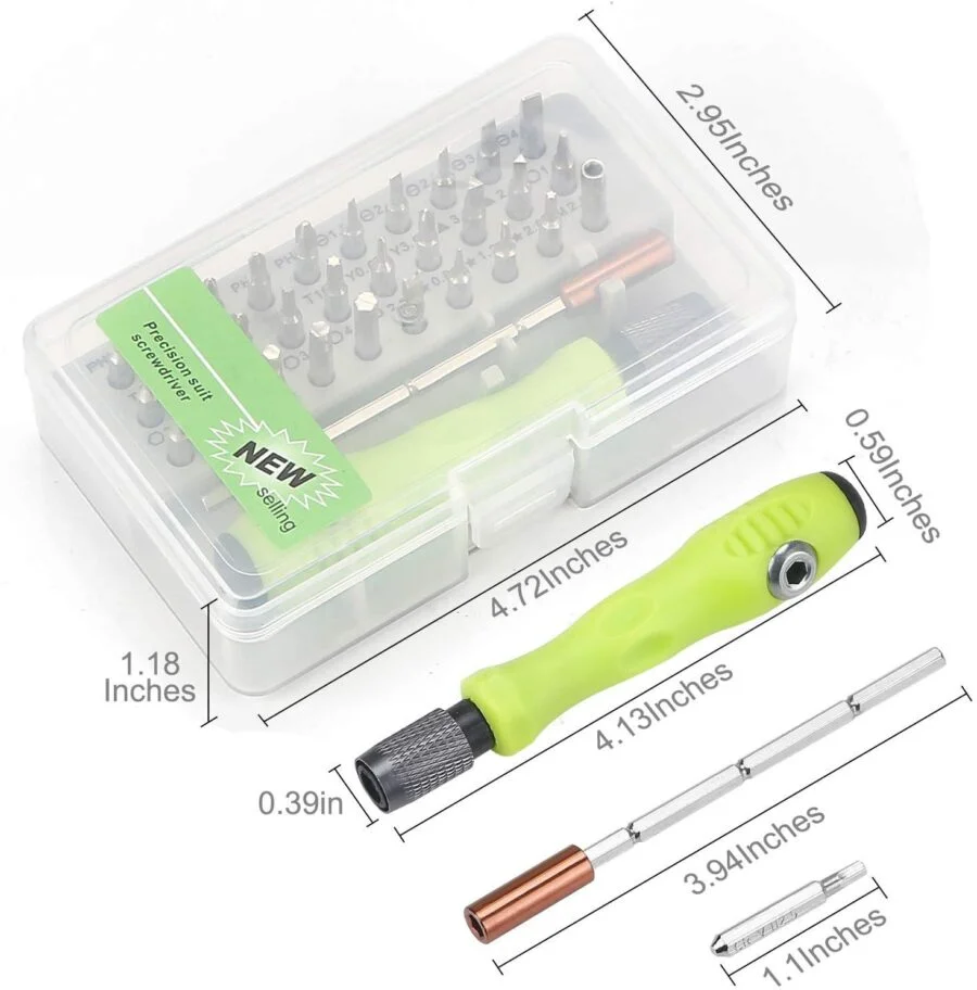 SpiderJuice 32 in 1 Extendable Magnetic Screwdriver Repairing Set with Box - Image 5