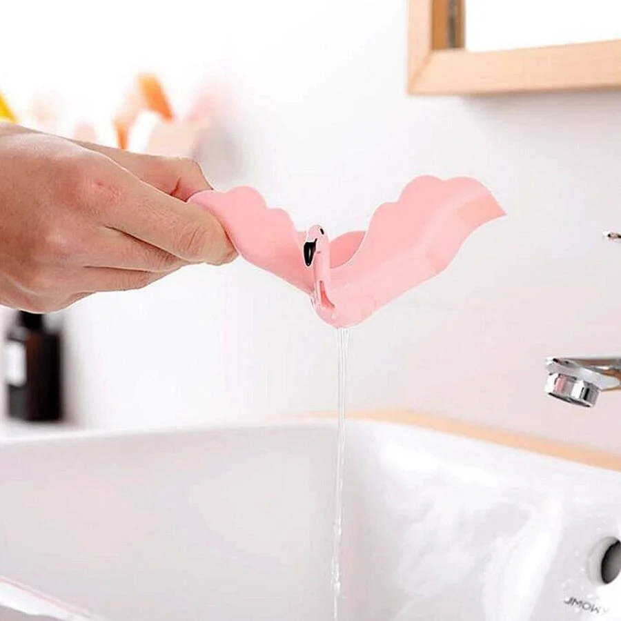 SpiderJuice Cute Flamingo Self Adhesive Wall Mount Soap Jewellery Rack Holder - Image 6