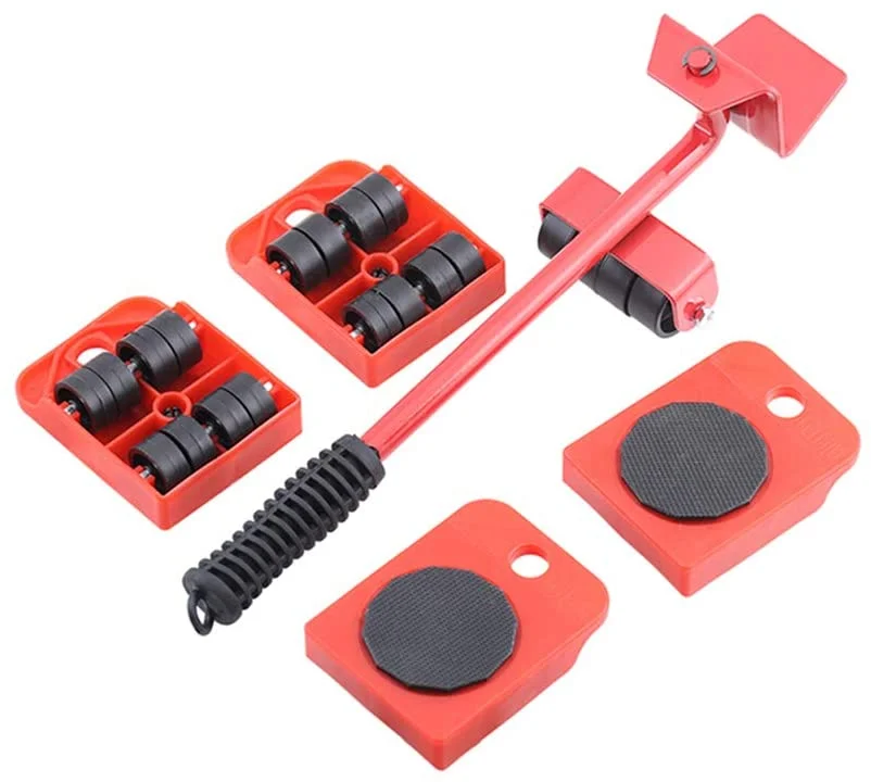 SpiderJuice Heavy Furniture Lifter Pulley and Wheel Slider Tool Set