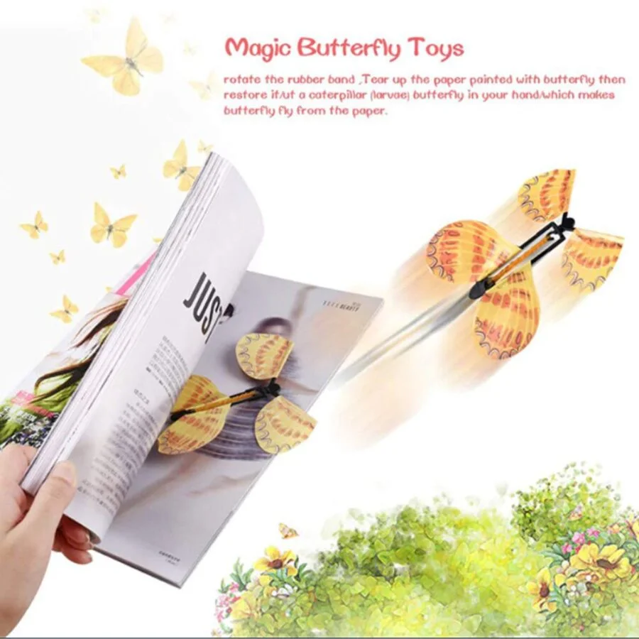 SpiderJuice Self Powered Flying Magic Butterfly Surprise Gifting Toy - Image 6