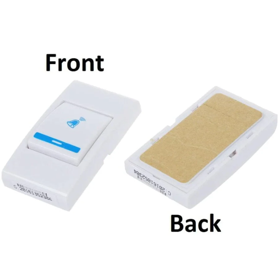 SpiderJuice Wireless Portable Doorbell with 32 Musics and Remote Control Switch - Image 2
