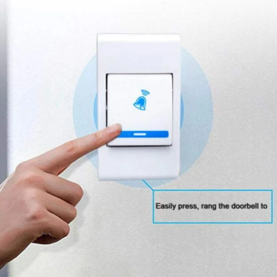 SpiderJuice Wireless Portable Doorbell with 32 Musics and Remote Control Switch - Image 6