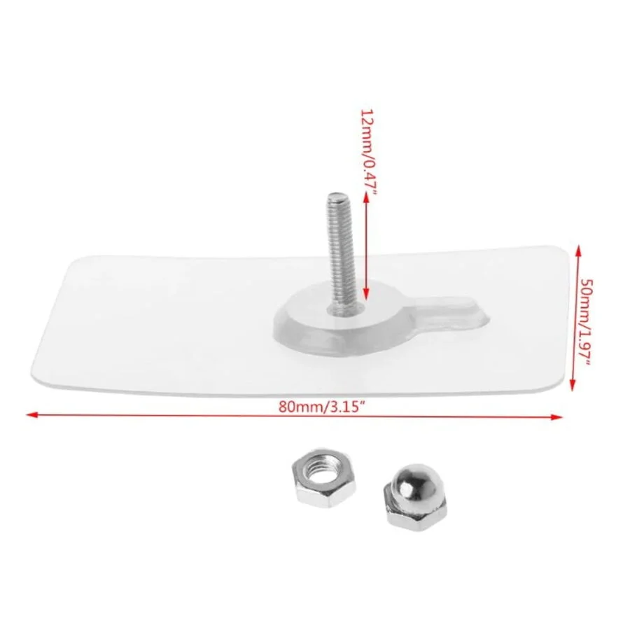 SpiderJuice 12mm Punch Free Adhesive Wall Bolt Screw with Nuts - Image 6