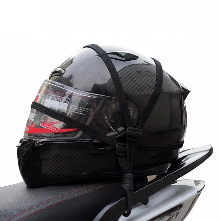 SpiderJuice 4in1 Adjustable Helmet Luggage Bungee Cord with Hook