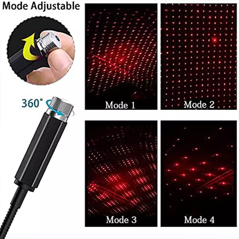  Laser Star Projector Flexible USB Light