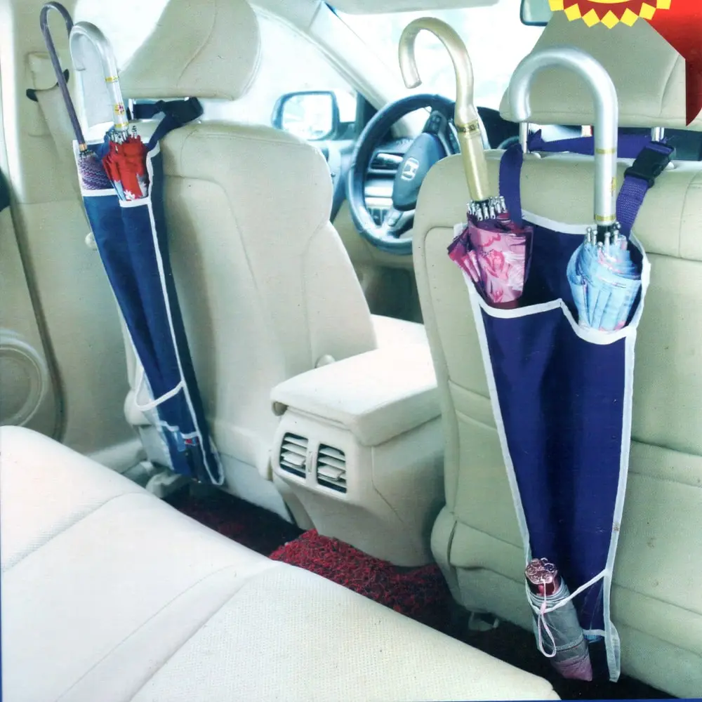 3in1 Car Back Seat Umbrella Hanging Storage Bag