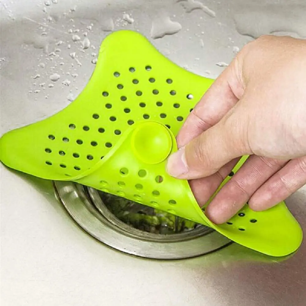  - Starfish Hair Catcher Drainage Sink Hole Cover