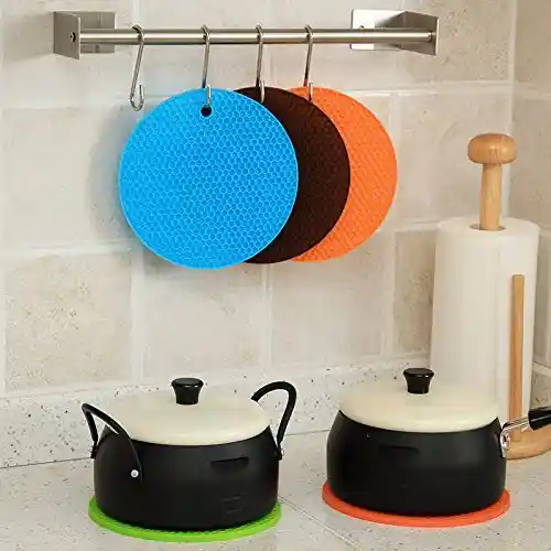 Hot Pads for Kitchen Silicone Mats for Hot Pots Silicone Mats for Hot Pot Holder Silicone Mats Multi Purpose Silicone Mat Silicone Pot Holders Teapot