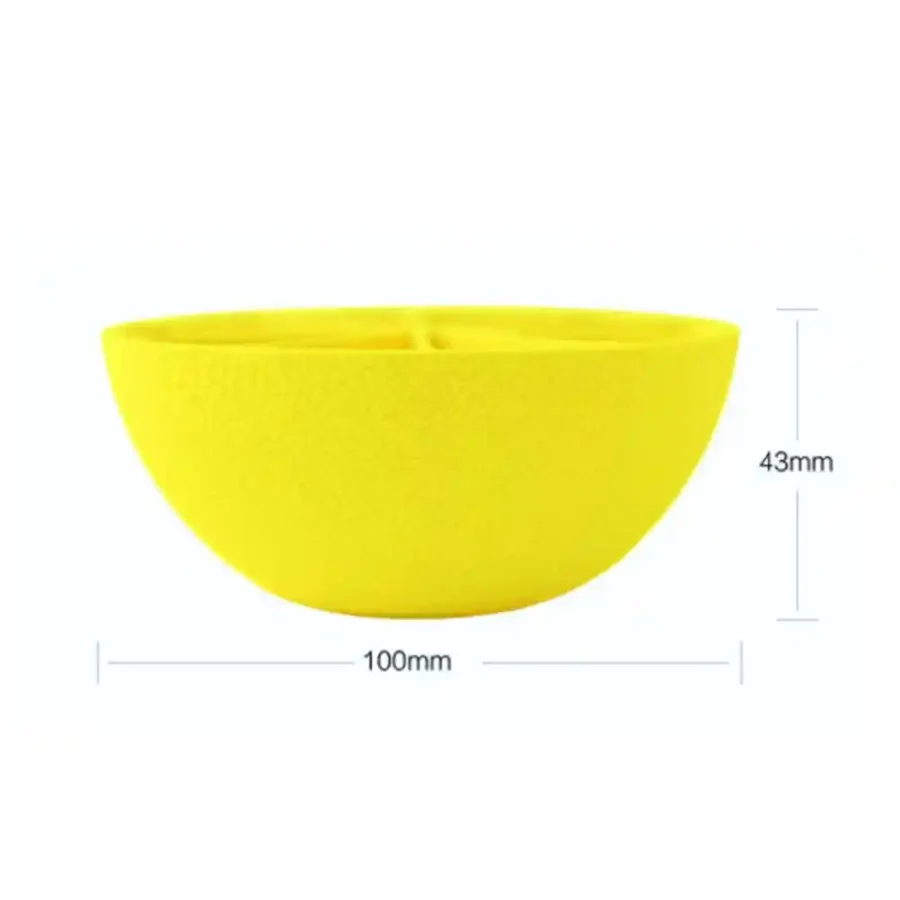 SpiderJuice 1Pc Multipurpose Lemon Shaped Silicone Mould Ice Cube Tray With 10 Lattice Section - Image 4