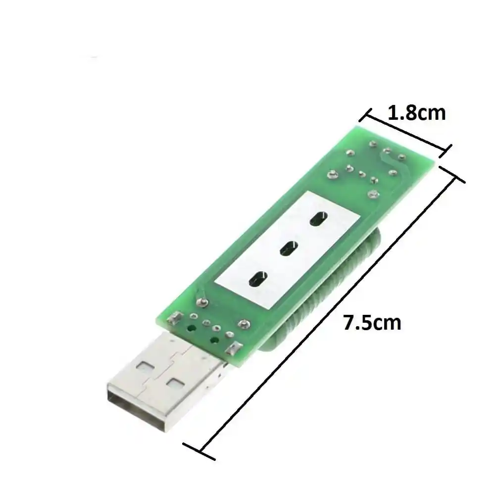 SpiderJuice 1Pc Mini USB Discharge Load Register With Select Switch 2 or 1 Ampere with LED Color Light Indication - Image 5