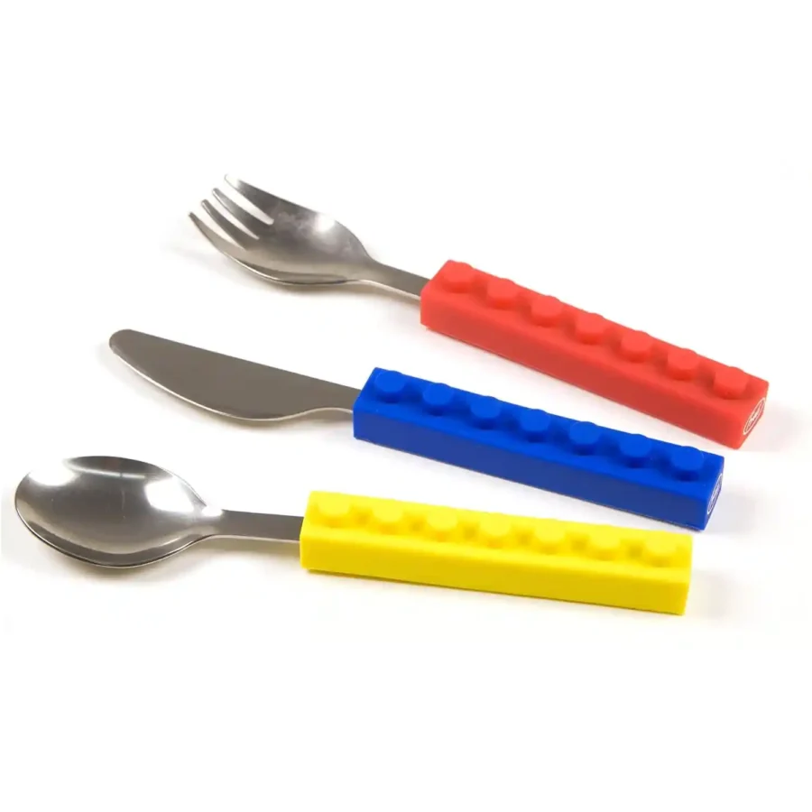 SpiderJuice 3 Stackable Spoon Set Include Fork Knife Spoon And Can be Stack On Each Other - Image 6