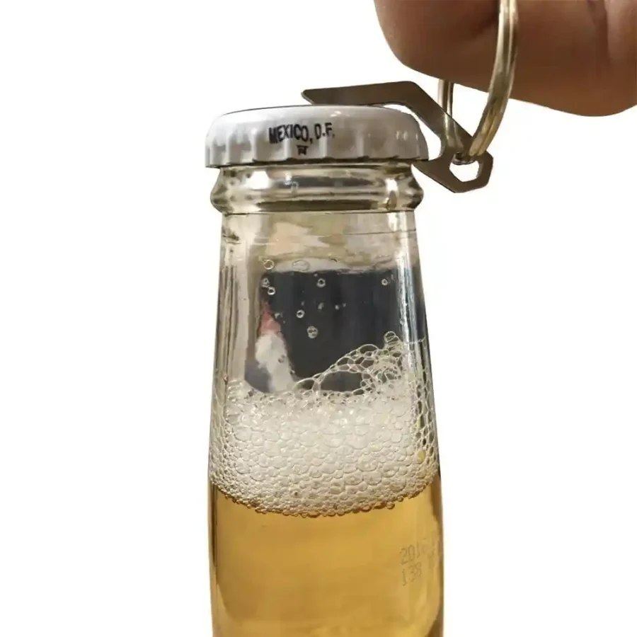 SpiderJuice 1Pc Smallest Bottle Opener Hook To Carry In Keyhain And Easy Opening