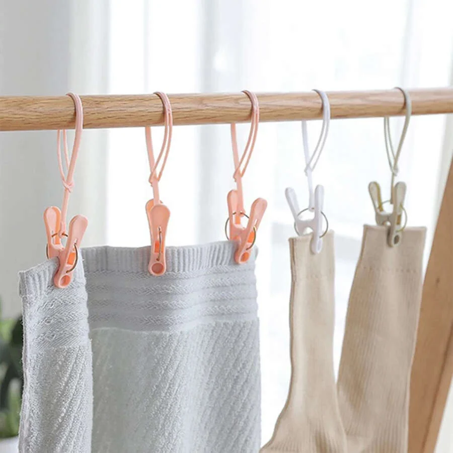 SpiderJuice 15Pcs Anti-lost Cloth Hanging Clips For Drying Laundry Undergarments - Image 2