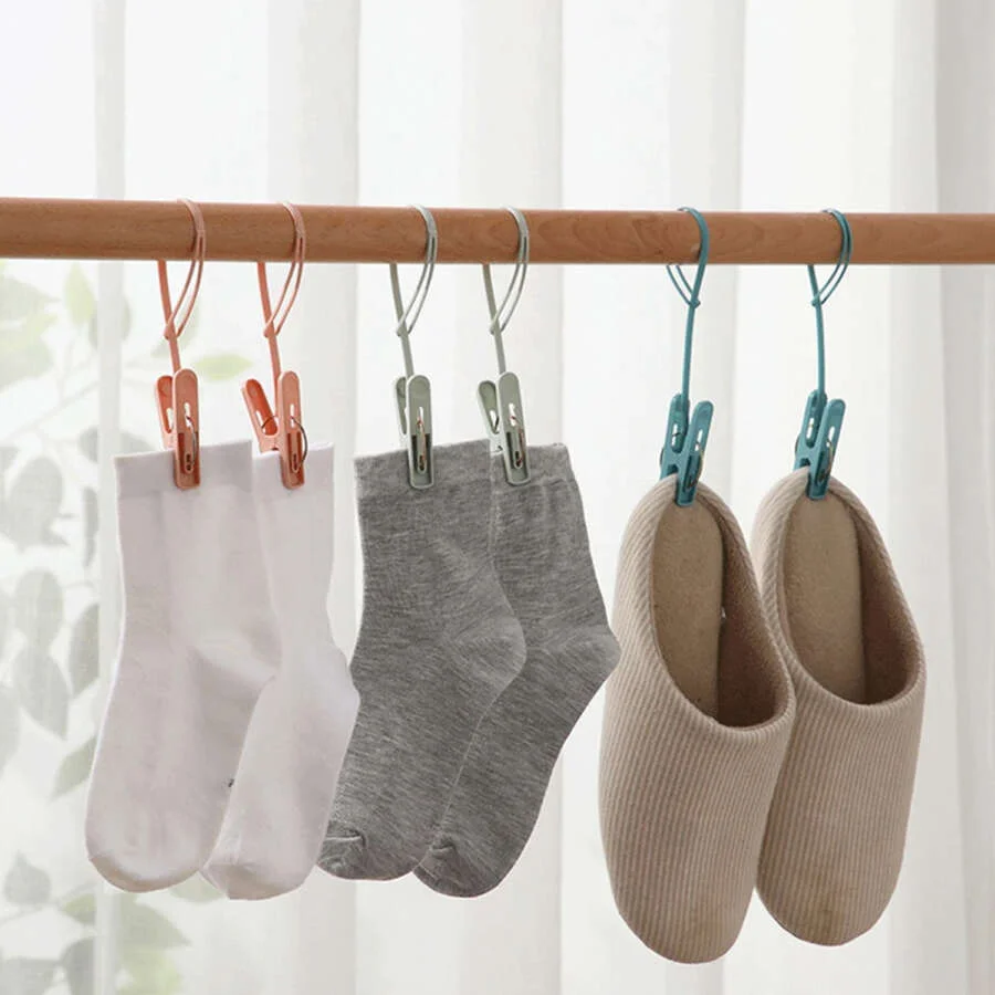 SpiderJuice 15Pcs Anti-lost Cloth Hanging Clips For Drying Laundry Undergarments - Image 6