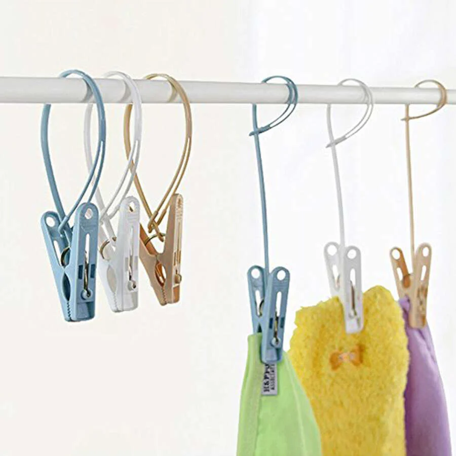 SpiderJuice 15Pcs Anti-lost Cloth Hanging Clips For Drying Laundry Undergarments - Image 9
