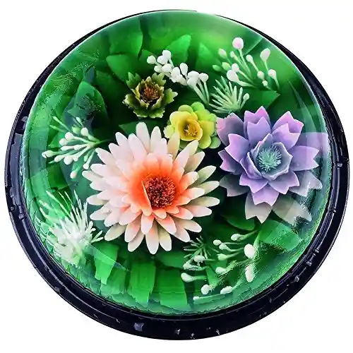 Colorful Art Flower Jelly Cake Stock Image - Image of flower, delicious:  125935071