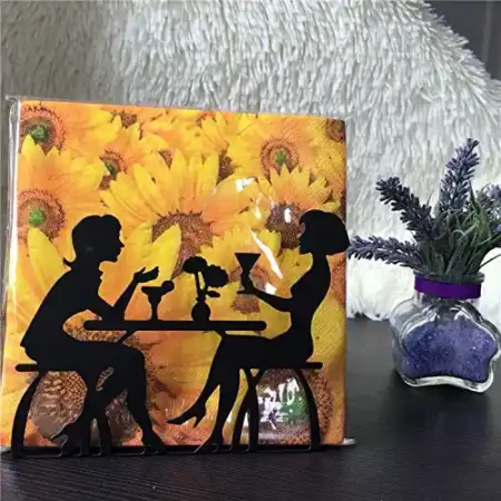 SpiderJuice 1Pc Attractive Ladies Sitting Shaped Tissue Paper Holder