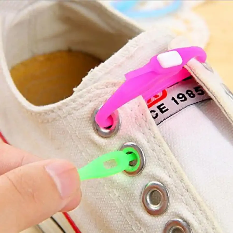 SpiderJuice 12Pcs Of Glow Silicone Tieless Shoelaces For An Unique Touch To Your Appearance - Image 2