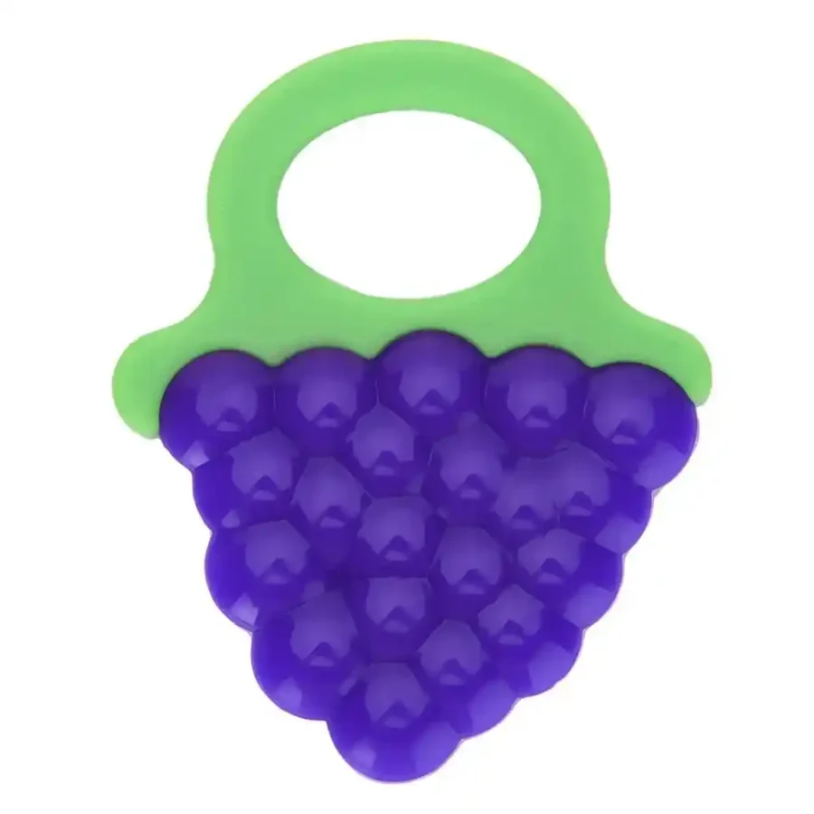 SpiderJuice 1Pc Baby Grapes Teether For Babies Kids Toddlers Oral Care Training