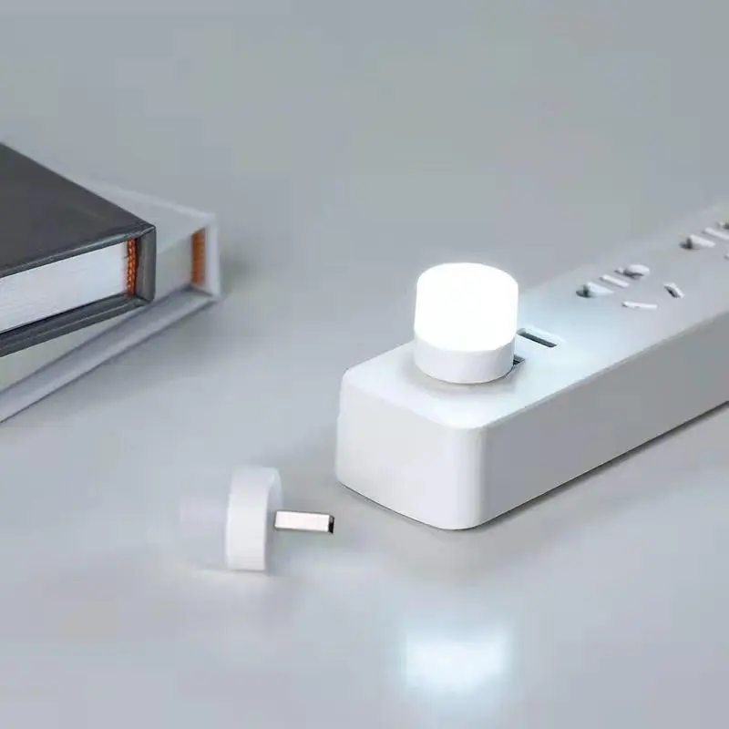 Cheap 3PCS USB Portable LED Mini Night Light Small Round Lamp USB
