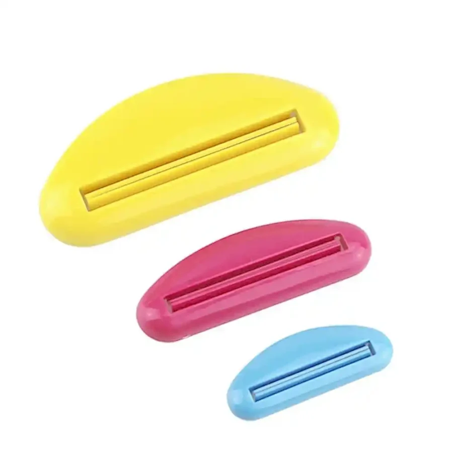 SpiderJuice 3 Different Width Size Plastic Tube Squeezer For Zero Waste Toothpaste Or Any Lotion