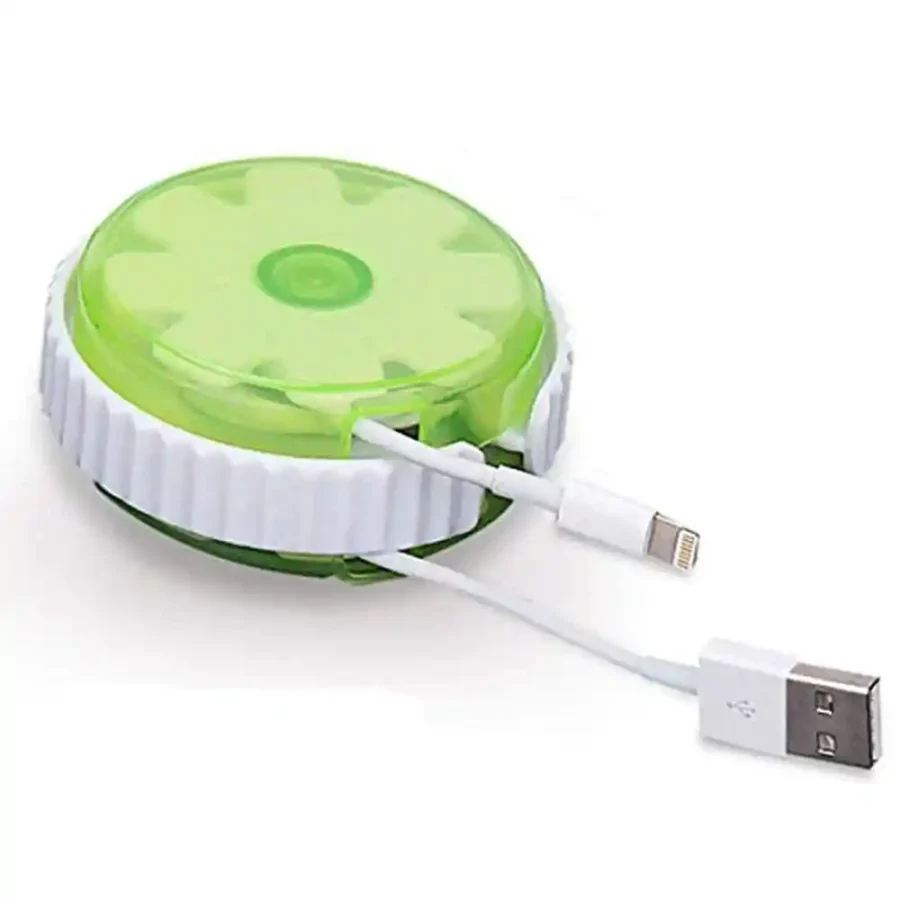 SpiderJuice 1Pc Retractable Cable Winder For USB Network LAN Earphones Aux Telephone Cables Organizer