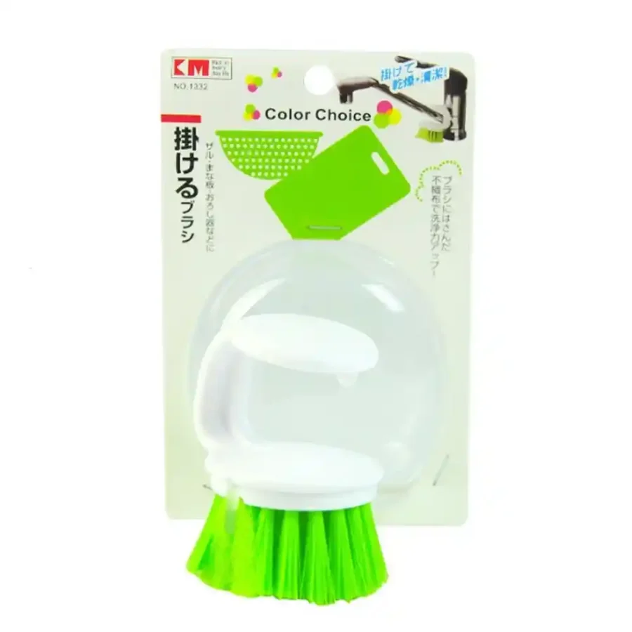 SpiderJuice 1Pc Decontamination Hard Bristles and Sponge Cleaning Brush - Image 4