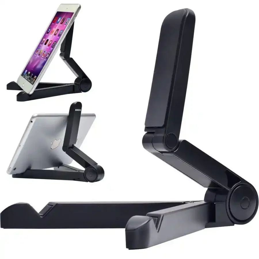 SpiderJuice 1Pc Tablet Mobile Folding Stand With Adjustable Angle And Anti Skid Stand