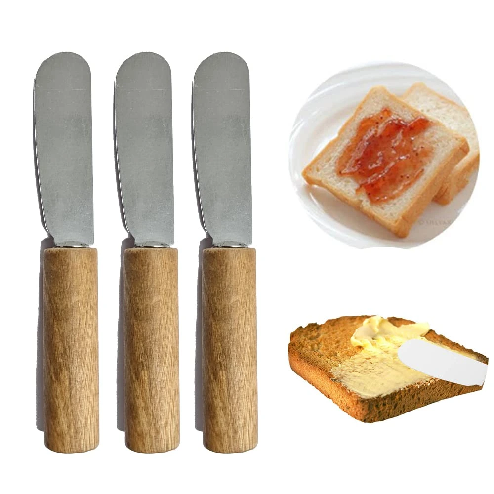 Stainless Steel Cheese Butter Knife Multifunctional Bread Jam Spreader Knife  Portable Cake Scraper Spatula For Peanut Butter - AliExpress
