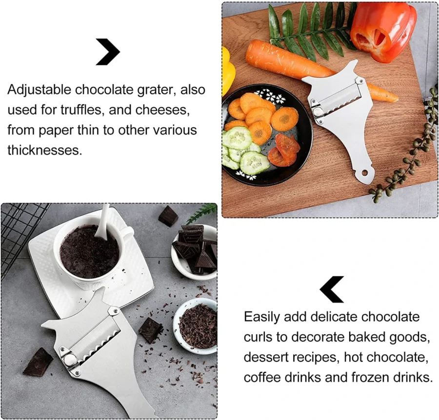 1pc Adjustable Truffle Slicer Also For Veggies Chocolate And More