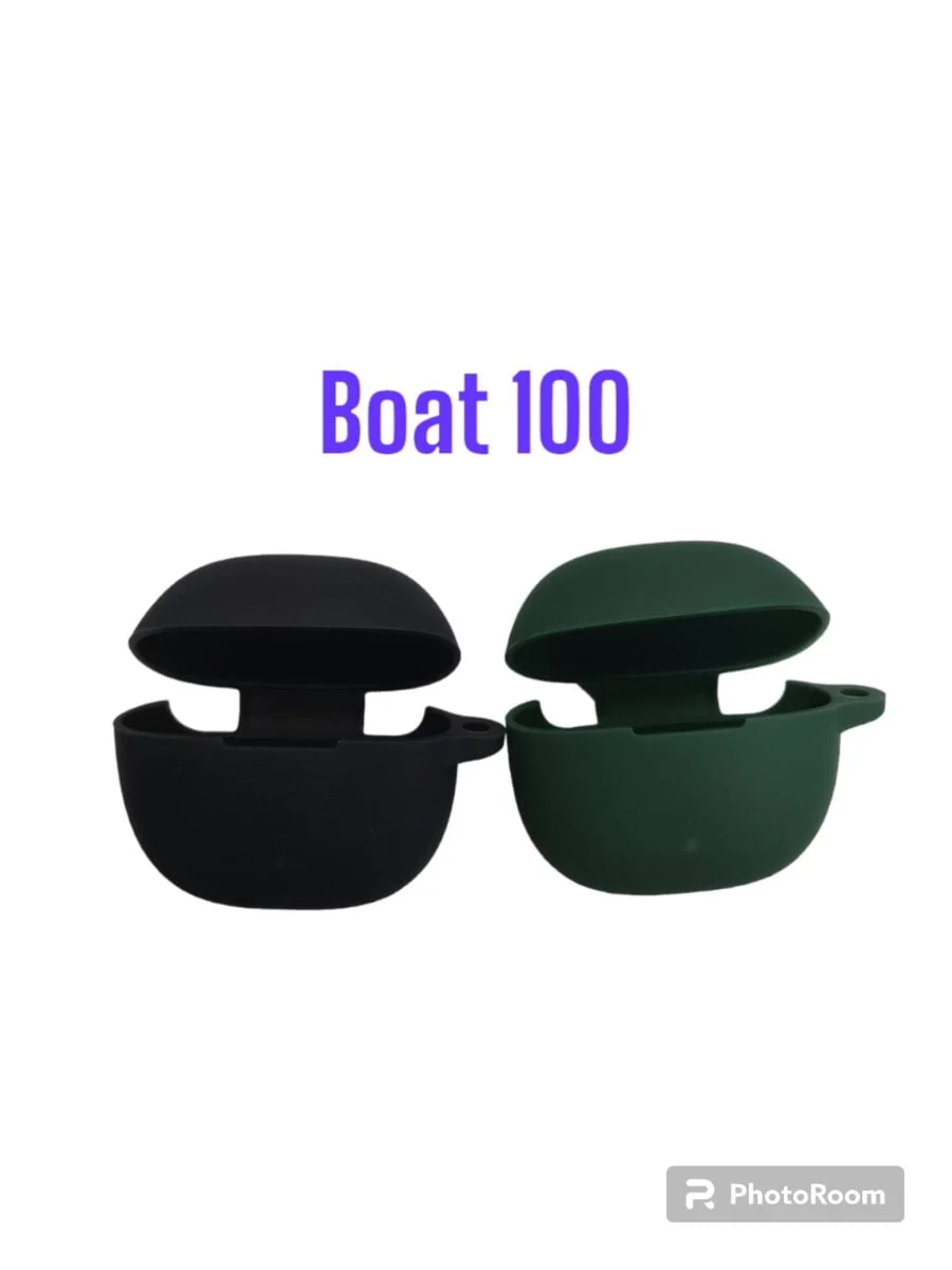 SpiderJuice 1Pc Silicone Case Cover for Boat Airdopes 100 Earbuds