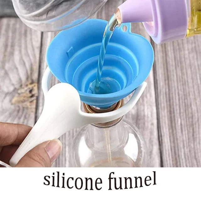 Silicon Funnel, foldable, blue, € 2,90