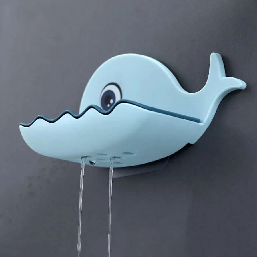 SpiderJuice Self-Adhesive Whale-Shaped Soap Holder - Image 4
