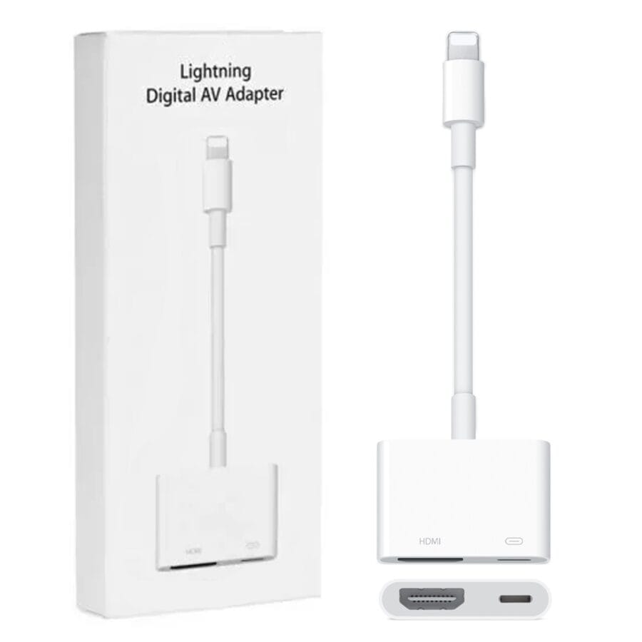 SpiderJuice Lightning To HDMI Digital AV Adapter For iPhone iPad Apple