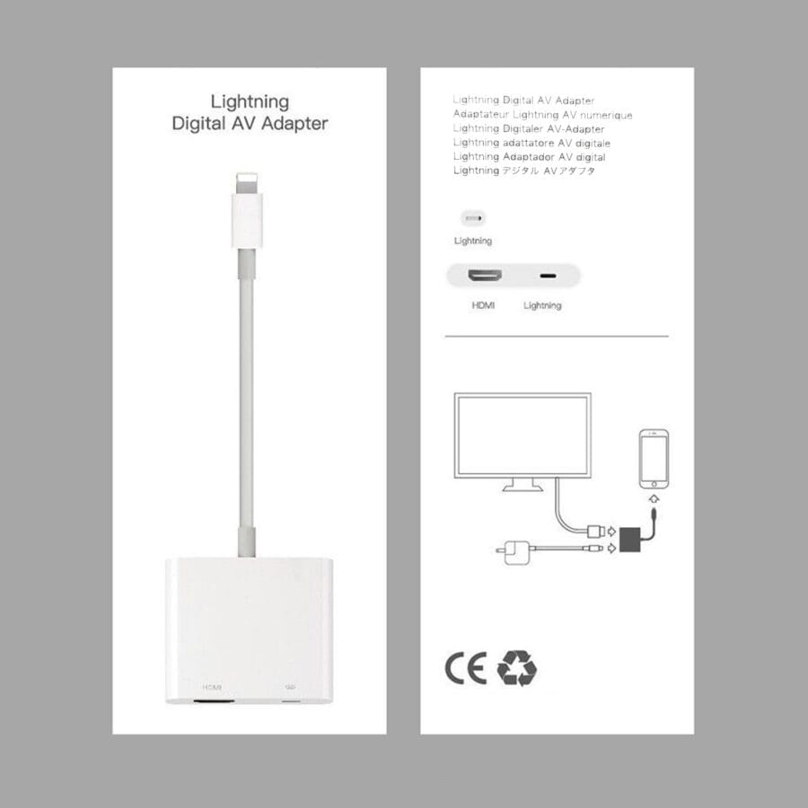 SpiderJuice Lightning To HDMI Digital AV Adapter For iPhone iPad Apple - Image 3