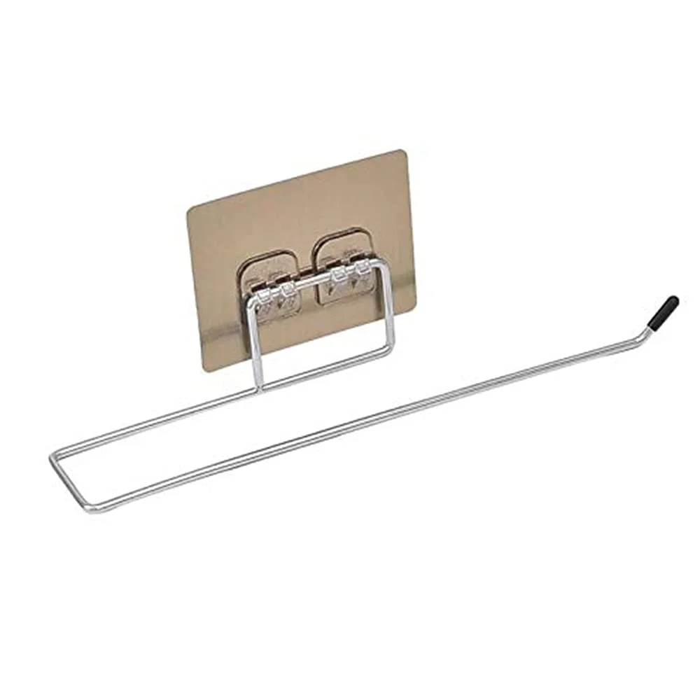 SpiderJuice U-Shaped Sticky Stainless Steel Towel Holder