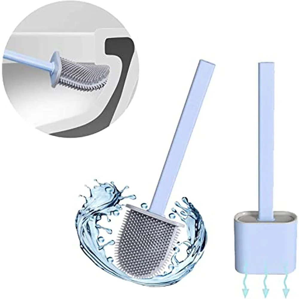 Flex Adhesive Toilet Brush and Holder