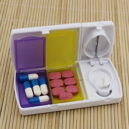 Portable Pill Cutter Splitter Divide Medicine Storage Tablet Splitters Cut  Slicer Home Pill Cases Dispenser Pill Box - AliExpress