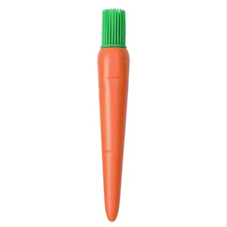 SpiderJuice Carrot-Shaped Oil Spreader Silicone Brush